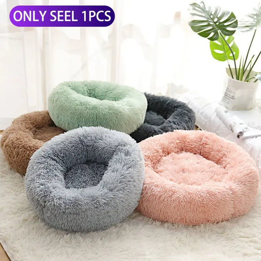 A Soft and Comfortable Cat Nest with a Large Unique Circular Design That Provides a Peaceful Sleeping Space for Cats and Small Dogs- a Universal Pet Mat for All Seasons
