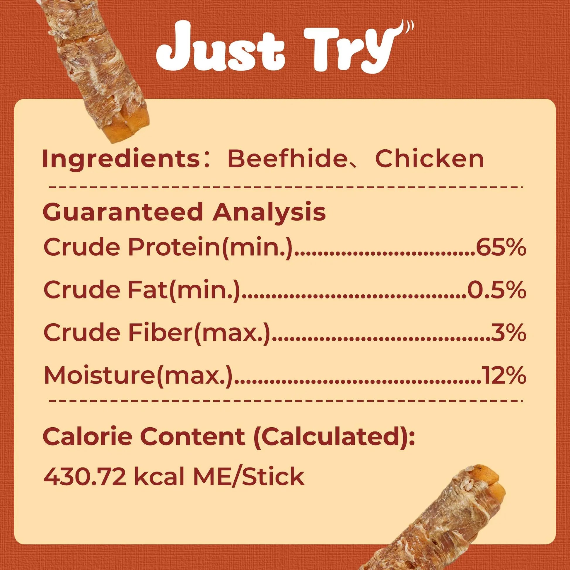 【Petlovers】Big Size Chicken Wrapped Beef Hide Dog Chew – Long Lasting Natural Treats for Aggressive Chewers (Medium & Large Dogs) | Just Try#Summervibes#Petlovers