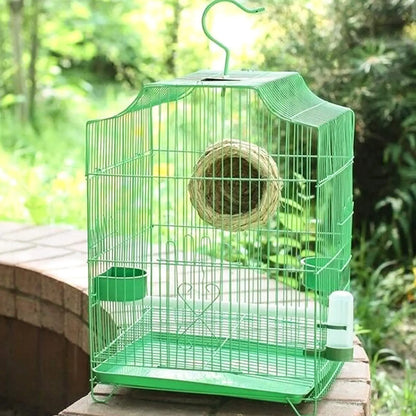 Bird Water Feeder Plastic Drinker Feeder Water Clip for Parrots Budgie Cockatiel Lovebirds Outdoorfun